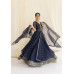 Deep Blue Anarkali